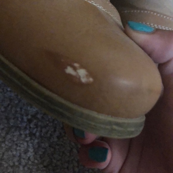 Brown wet seal mid-calf boots size 9 - Picture 5 of 5